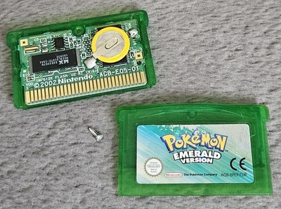 Pokémon Smaragd Version Nintendo Gameboy Advance Original UK PAL Neue Batterie 