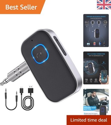 Bluetooth 5.3 Receiver - 16H Akku, Dual Link, Noise-Canceled Audio für Autos