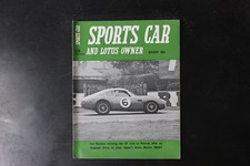SPORTS CAR AND LOTUS OWNER August 1961 Aston Martin DB4GT Magazine Vintage Auto