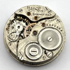 Illinois Antique Pocket Watch Movement  17J  0s  Gr.37.   2638584 DOESN'T WORK