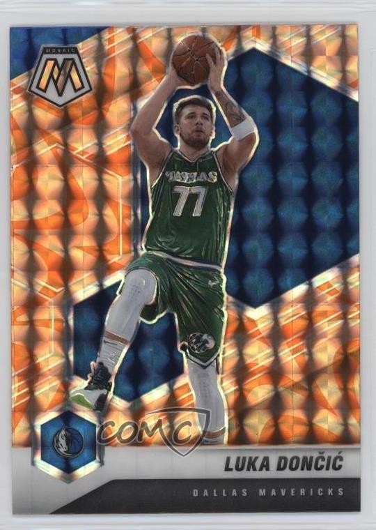 2020-21 Panini Mosaic Reactive Orange Prizm Luka Doncic Luka Dončić #47 1c8k