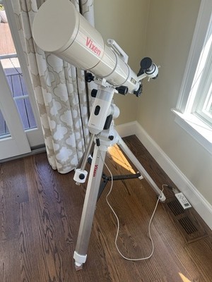 Vixen AP Refractor Telescope 80mm w/ Equatorial Mount & Tripod