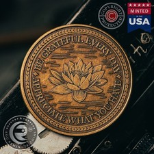 Gratitude Coin  Best Friend Encouragement Gift EDC Reminder Coins