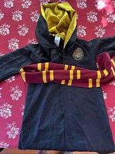 Harry Potter Hogwartz Cloak Robe w/Cape Gryffndor scarf. Yth One size Costume