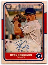 2025 ONYX VINTAGE RYAN JENNINGS AUTO TORONTO BLUE JAYS #VARYJE Z