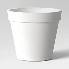 Classic Composite Indoor Outdoor Planter Pot 15.875"x15.875" Cream - Threshold