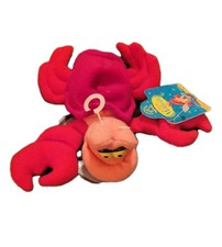Vintage Applause Disney's Little Mermaid Sebastian Crab Mini Plush Bean Bag Toy
