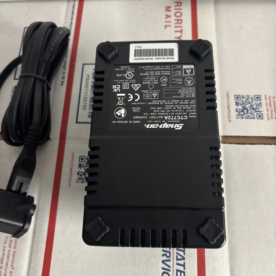 Snap On Tools CTC772A Battery Charger 14.4V Free Priority Shipping - Image 4 of 4
