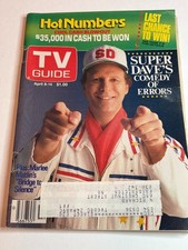 TV Guide Canada Magazine April 8-14 1989 Super Dave Osbourne