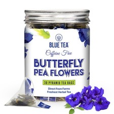 BLUE TEA - Butterfly Pea Flower Tea - 30 Count - Plant 30 Pack of 1 