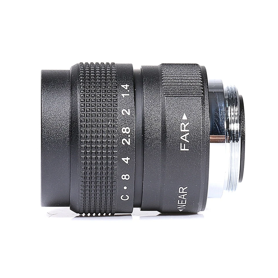 FUJIAN 25mm F1.4 CCTV Lens Clear Efficient Light Conduction C Mount Camera Lens - Image 4 of 4