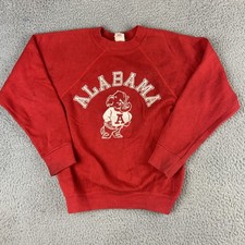 VINTAGE Alabama Crimson Tide Sweater Youth M 10-12 Red BAMA Football USA / READ