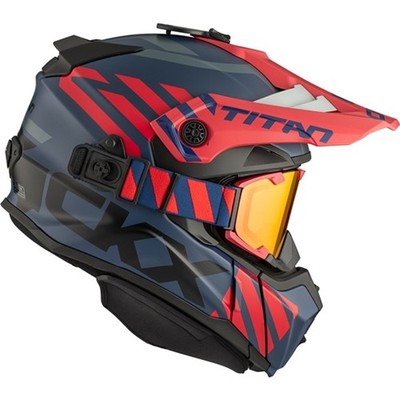 CKX Twilight/Scarlet Titan Original Marks Helmet w/210 Goggle 517074