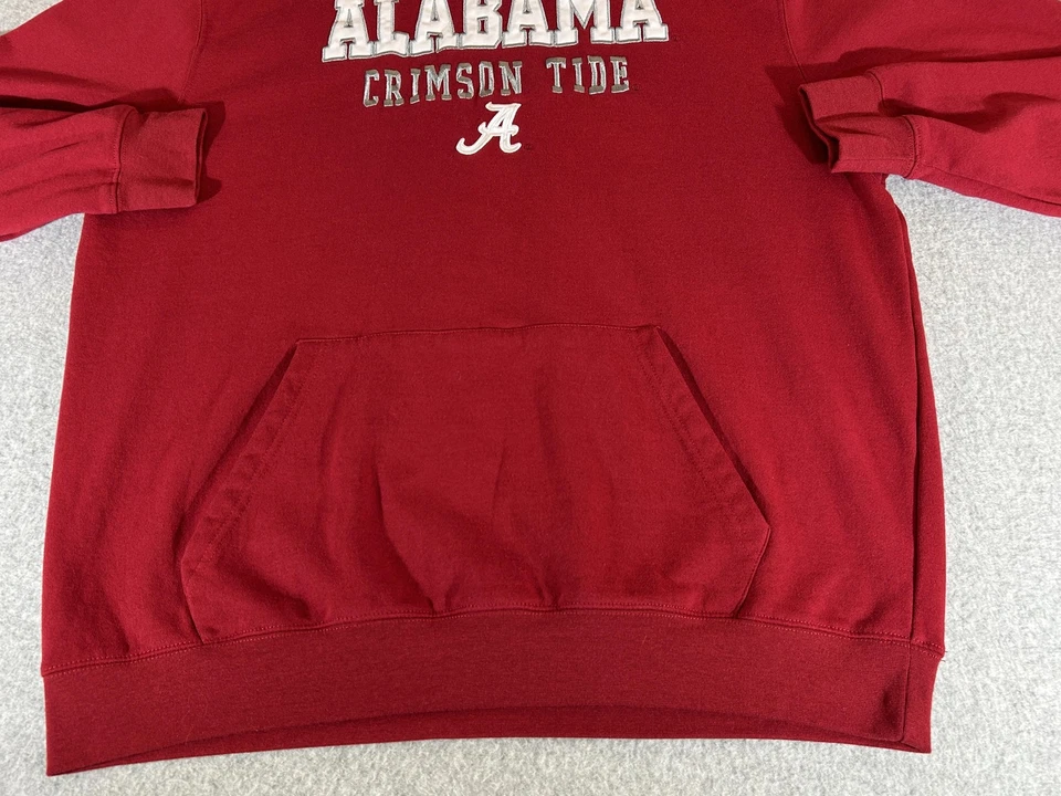 Мужская толстовка с капюшоном Alabama Crimson Tide 3XL красный футбольный пуловер NCAA толстовка флис - Изображение 2 из 4