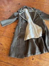 Great Coat 1952 Size 9 British Military Trenchcoat