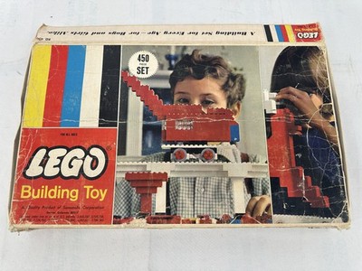 Vintage 1966 Classic Lego Set #450 Deluxe Builder Set