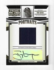 Tony Gwynn 2005 DONRUSS PRIME PATCHES MLB JERSEY AUTOGRAPH CARD Padres AUTO /50