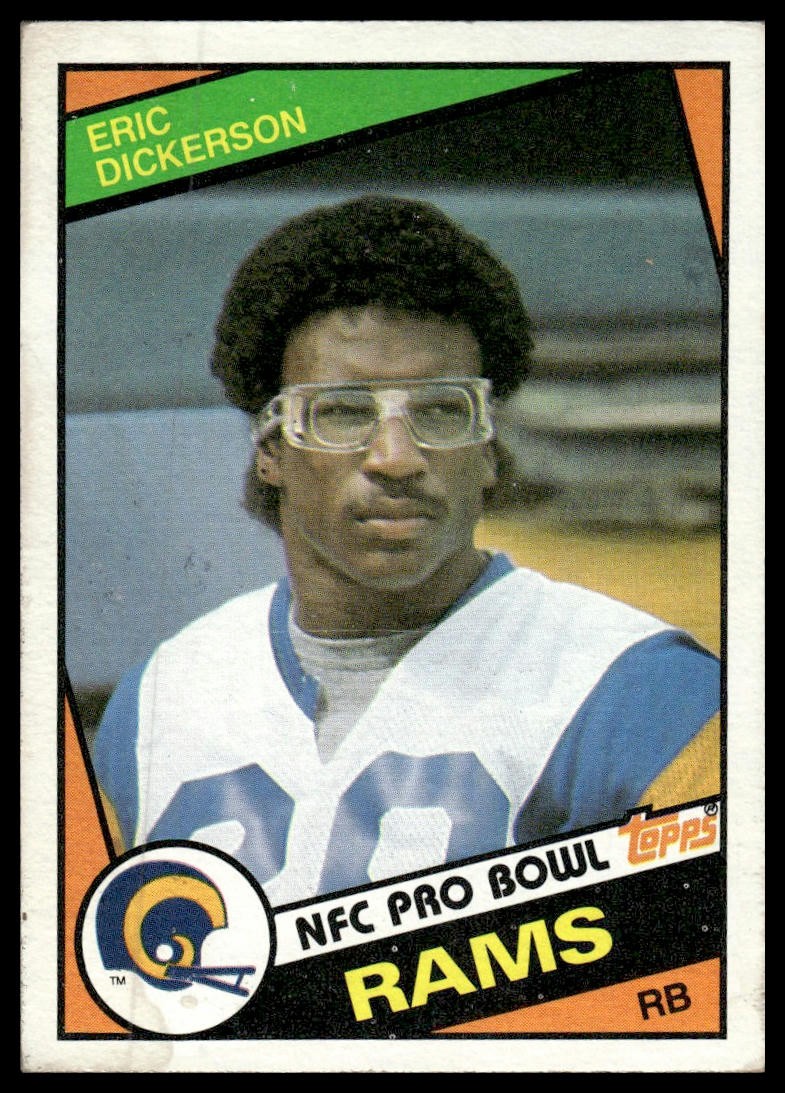 1984 Topps Eric Dickerson #280 Rookie Los Angeles Rams - Excellent