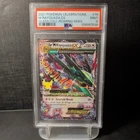 2021 Pokemon Celebrations M RAYQUAZA EX Classic Collections Card #76 PSA 9