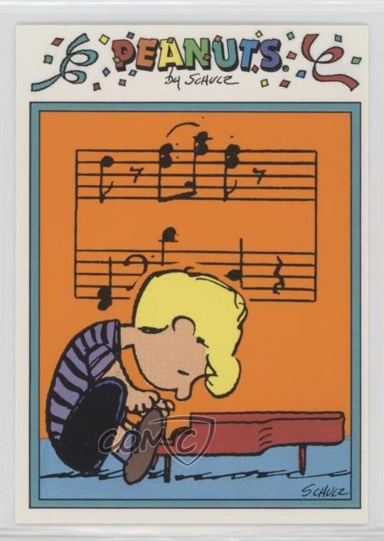 1991 Tuff Stuff Peanuts Preview Schroeder #7 4hj