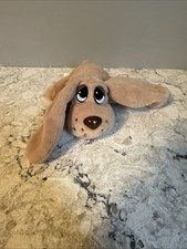 VINTAGE 1995 Pound Puppies Floppy Ear Puppy Dog Plush Tonka Galoob 6 Brown