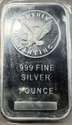 1 Troy Oz. .999 Fine Silver Bar Sunshine Minting Factory Sealed