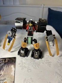 LEGO Bionicle 70789 + Ninjago 70723 Partial Build Mech Lot Incomplete