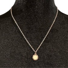 GUESS Los Angeles Pendant Necklace Gold Tone ...
