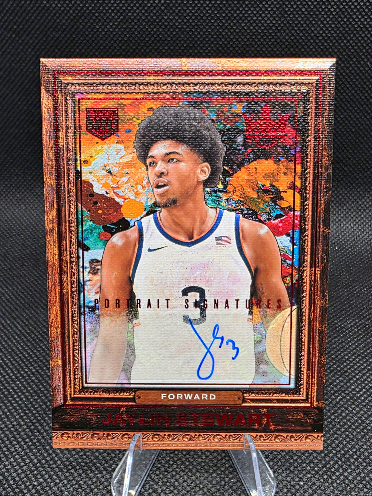 2025-26 Panini Court Kings Jaylin Stewart RC Auto /49 PS-JAY