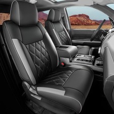 yotruth Seat Covers for Toyota Tundra, Custom Fit 2014-2021 Toyota Tundra Cre...