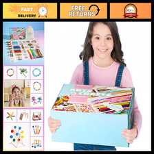 Ultimate Craft Kit for Kids 8-12 1600 Deluxe Arts Crafts Supplies Screen-