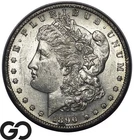1890-S Morgan Silver Dollar Coin, Choice Unc+