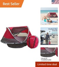 Cranberry PeaPod: Safe Comfortable Travel Bed for Kids, Fits in Carry-Ons