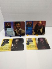 WizKids Pirates CSG Rare Crew Lot 4 Cards UNPUNCHED El Fantasma Victor De Alva