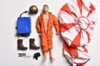 Vintage GI Joe 12" Fantastic Freefall Parachute Set - Incomplete