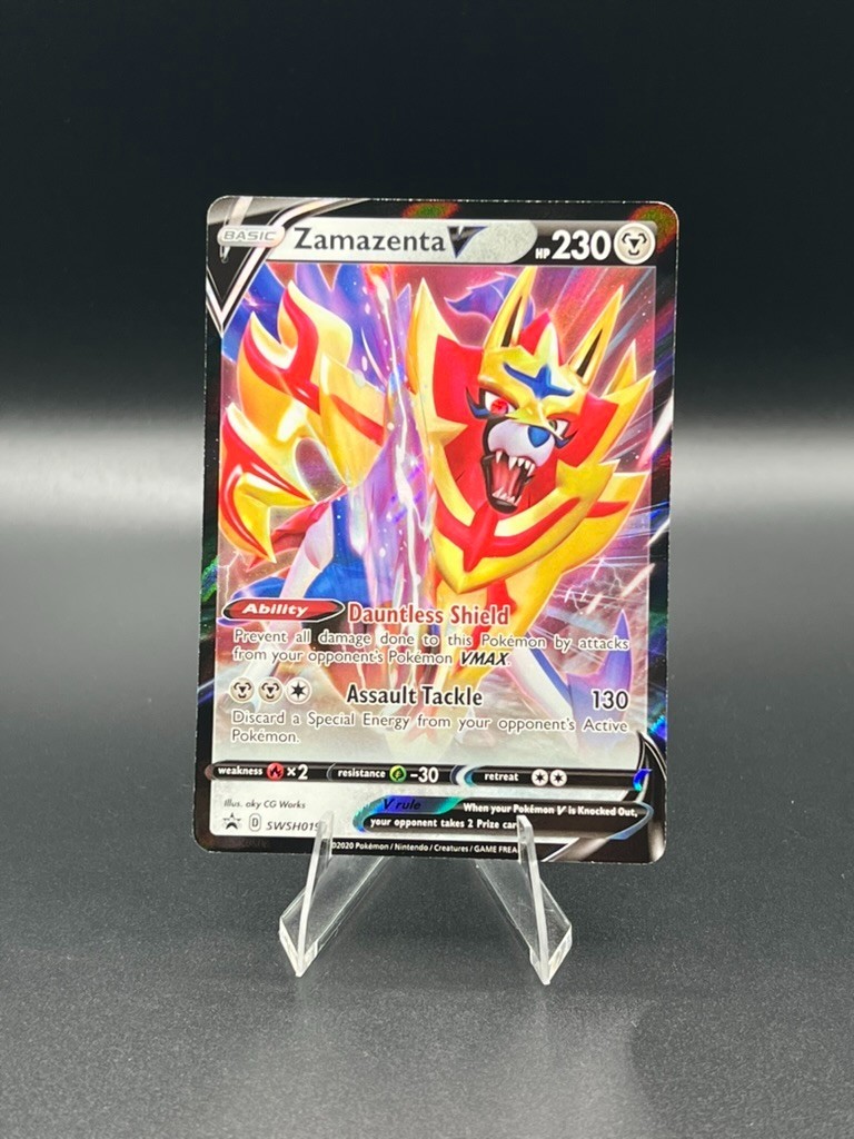Zamazenta V SWSH019 Black Star Promo Holo Pokemon 2020