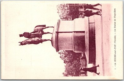 La Statue de Napoleon La Roche Sur Yon France Unposted Postcard
