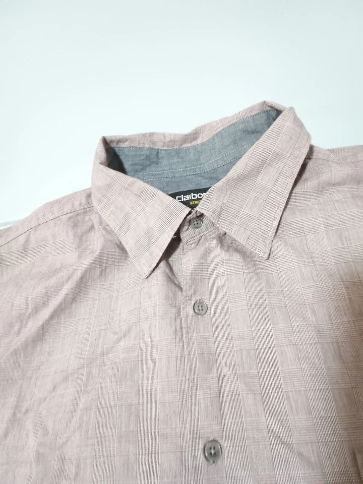 Claiborne Mens Shirt 2XL Stretch Button Down Stretch Free Shipping - Image 2 of 4