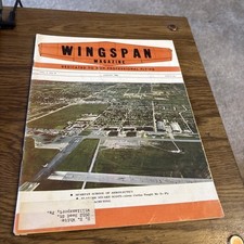 Wingspan Magazine Aug. 1959 Spartan school of Aeronautics, Blanche Stuart Scott