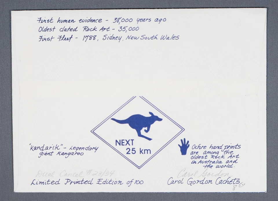 MayfairStamps US FDC 1988 Washington DC Australia Bicentennial Joint Issue Mixed - Image 2 of 2
