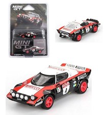 MINI GT LANCIA STRATOS HF #4 1978 RALLY SANREMO WINNER 1/64 WHITE RED MGT1084-2C