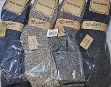 HD warm natural socks 3 Pairs Size 10 - 13 Colors May Vary