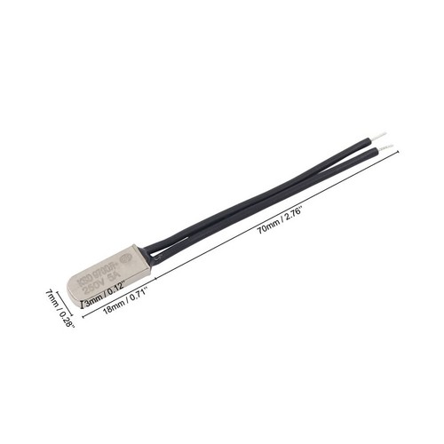 1-10 Pcs KSD9700 30-150°C 5A 250V Bimetal Disc Bracket Temperature Switch NO NC - Picture 5 of 8