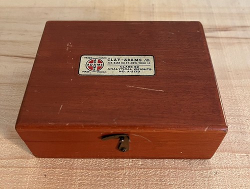 Vintage Analytical Weights, by Clay-Adams, Class S2, A-2170, Made in USA - Picture 2 of 3