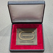 1975-1985 Mozambique 10 Years Of Independence "Mabor General" Tire 3" Medallion