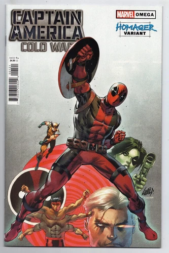 Captain America Cold War Omega #1 Rob Liefeld Homage Variant (Marvel, 2023) NM
