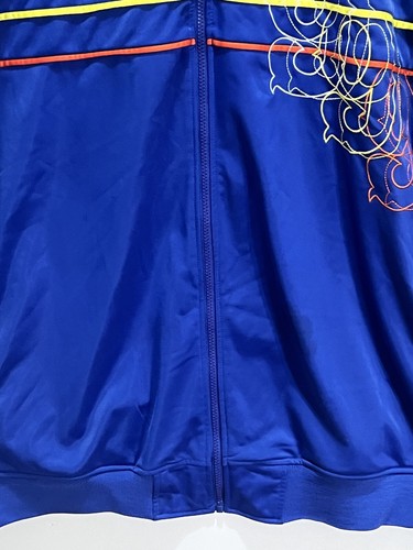 Vintage Gino Green Global Jacket Men Size 4XL Full Zip Embroidered Coat - Picture 4 of 17