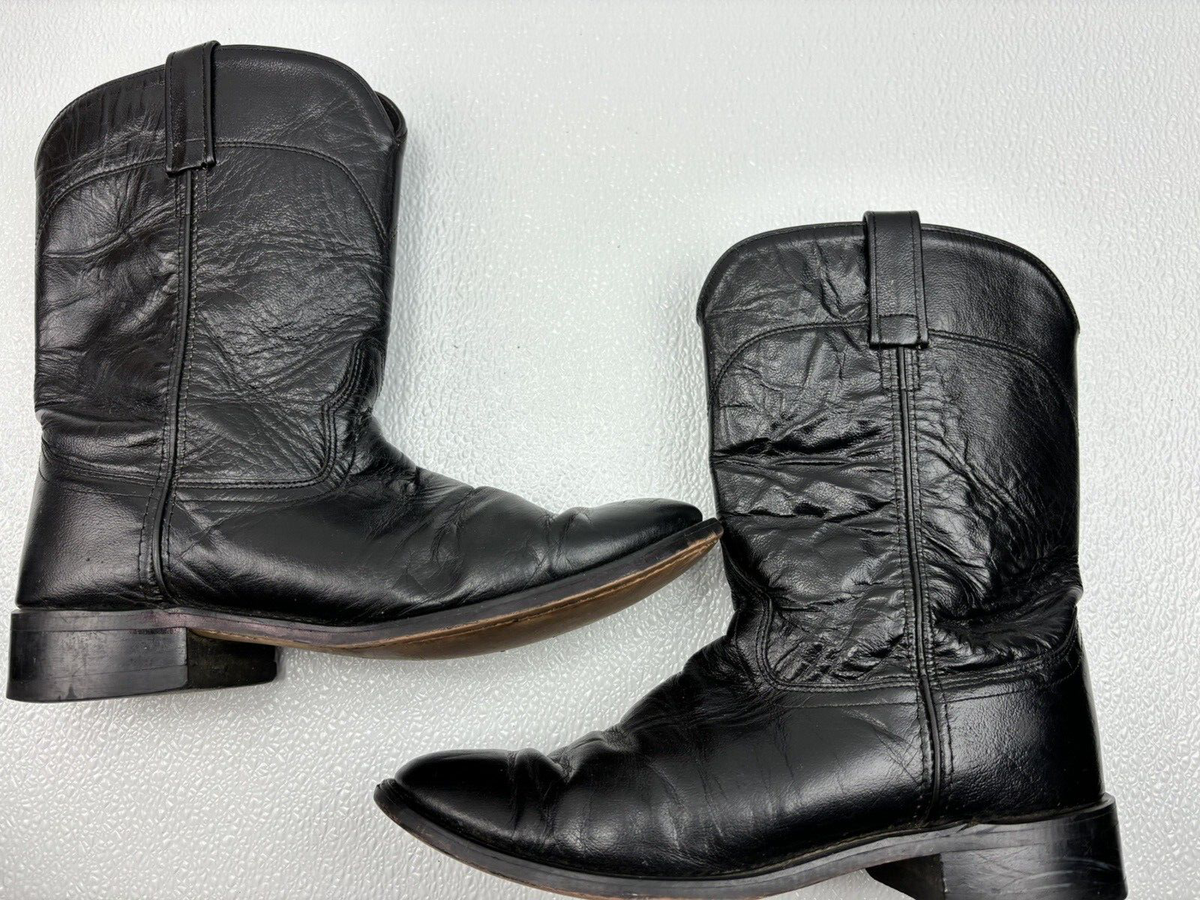 Old West Men\'s Size 8.5D Corona Calf Leather Boots Black SRM4010 Old West Men main image 2