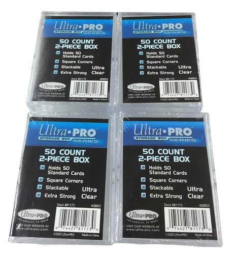 ULTRA PRO Storage Boxes, Card Holders, TOPLOADER SuperClear Sleeves Lot Of 16 - Picture 5 of 7
