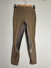 Ariat Women's Small Khaki Equestrian Riding Pull On Trousers Pants 26x26"